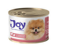 JOY ФИТ 200г консервированный гипоаллергенный корм для собак c чувствительным пищеварением с телятиной и ягненком