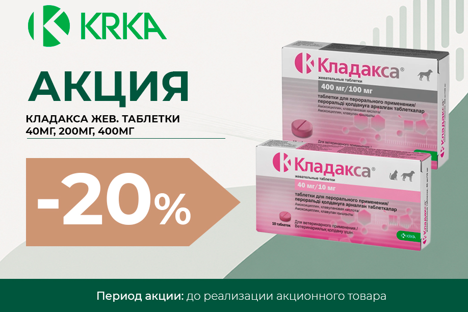 КЛАДАКСА — скидка 20% КЛАДАКСА — скидка 20%