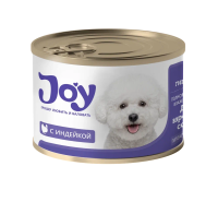 JOY ГИПО 200г консервированный гипоаллергенный корм для собак с индейкой 