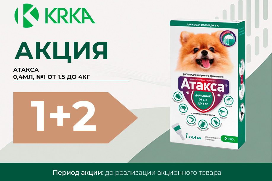 АТАКСА® — акция 1+2 АТАКСА® — акция 1+2