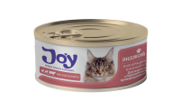 JOY ЭНДЖОЙ 95г консервированный корм для стерилизованных привередливых кошек мясное ассорти