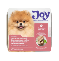 JOY ФИТ МИНИ 100г консервированный корм для собак c чувствительным пищеварением паштет с ягненком