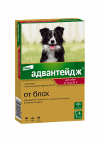 Адвантейдж капли (4пип) д/собак 10-25кг п/паразит