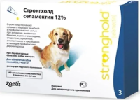 Стронгхолд 12%  2мл*3 пип для собак 20,1-40 кг  (240 мг)