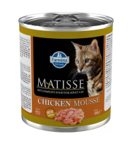 Матисс мусс для кошек с курицей 300 г