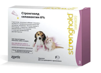 Стронгхолд 6%  0,25мл*3 пип для котят и щенков менее 2,5кг (15 мг)
