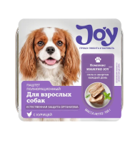 JOY ИММУНО МИНИ 100г консервированный корм для поддержания иммунитета у собак паштет с курицей