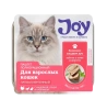 JOY ГЛАМУР 100г консервированный корм для кошек, для поддержания здоровья кожи и красоты шерсти