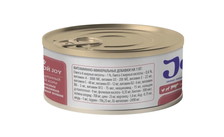 JOY ЭНДЖОЙ 95г консервированный корм для стерилизованных привередливых кошек мясное ассорти