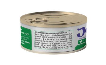 JOY ИММУНО 95г консервированный корм для поддержания иммунитета у кошек с курицей