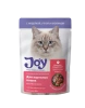 JOY ГЛАМУР 85 г ГИПОАЛЛЕРГЕННЫЙ ДЛЯ КОШЕК ДЛЯ ЗДОРОВЬЯ КОЖИ И ШЕРСТИ  С ИНДЕЙКОЙ, УТКОЙ И КРОЛИКОМ